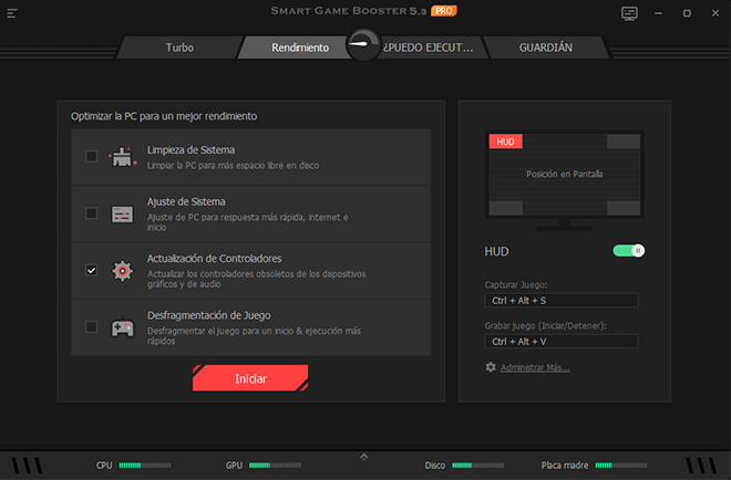 Smart Game Booster para solucionar problemas de audio